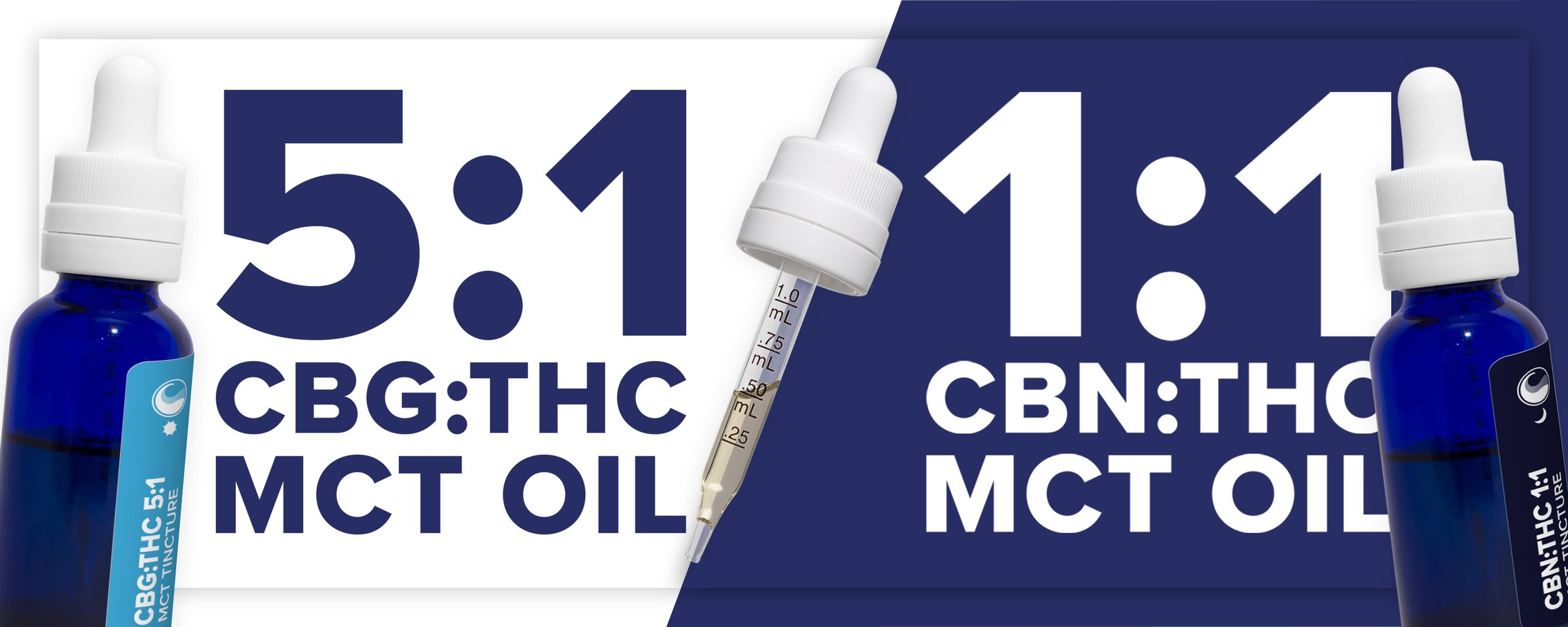 【大特価】THXE 1ml CBN CBG CBD CBP PHC 5:1 CBG:THC & 1:1 CBN:THC MCT Tinctures — Breakwater Dispensary